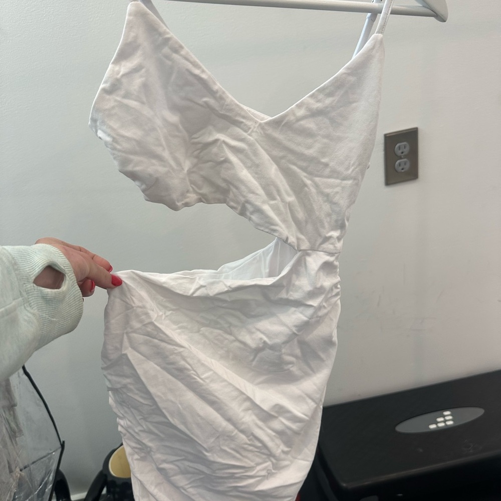 Superdown White Cutout Dress